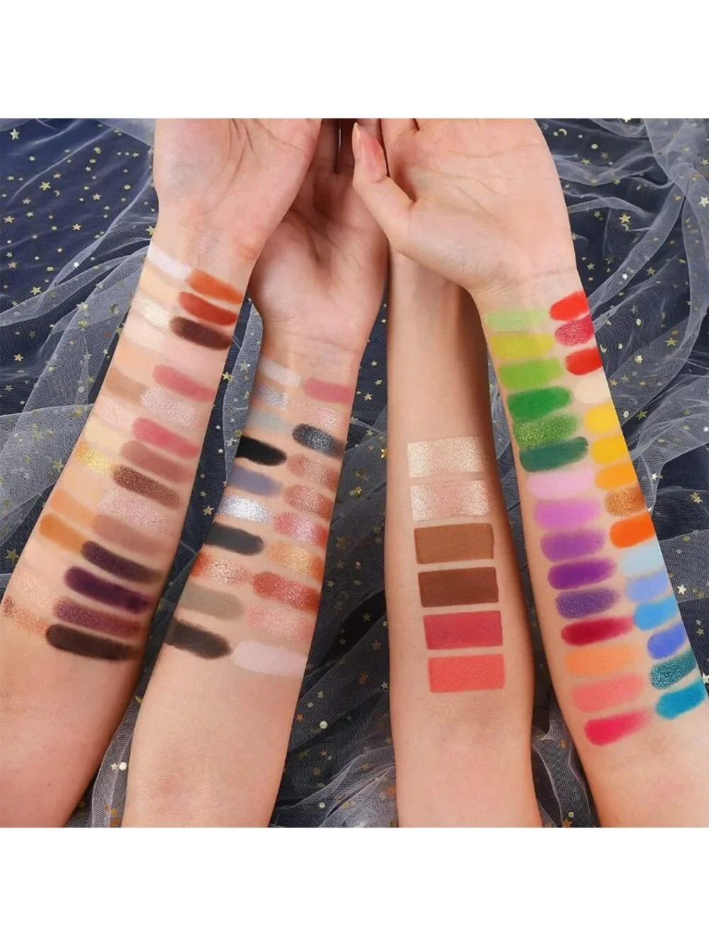 86 Colors Nude Eyeshadow Palette & 15 Makeup Brushes Set - Matte, Glitter
